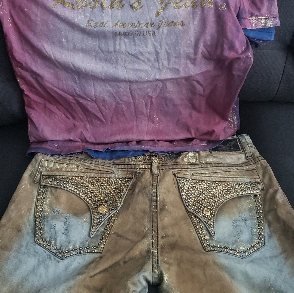 Robin Jean's and shirt